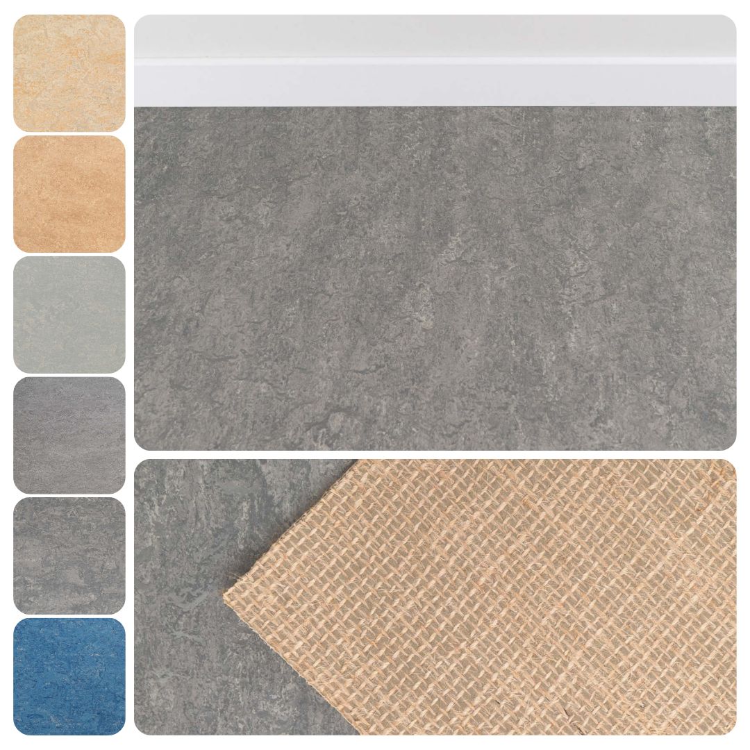 Linoleum Bodenbelag Meterware Linoflex 2.5mm 2m breit 19,99-24,99€/qm